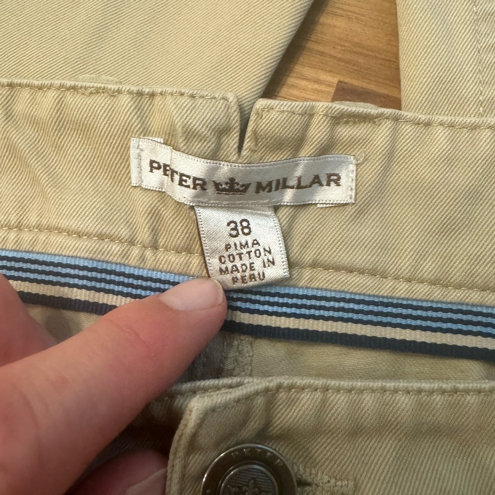 Peter Millar Five Pocket Pant - Pima Cotton - Picture 2 of 7